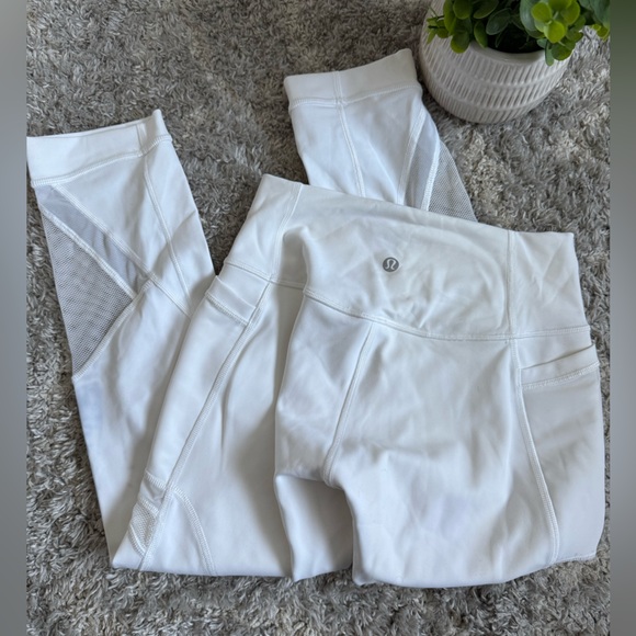 Lululemon Mesh Crop Leggings - Picture 2 of 11